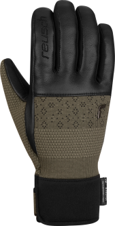 Reusch Re:Knit Elisabeth R-TEX® XT 6131204 5710 black green front
